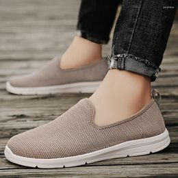 Walking Shoes Men Mesh Home Outdoor Loafers Rubber Sole Winter Sports Comfortable Fitness Flats Sneakers Size 39-47