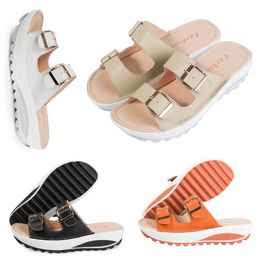 New double breasted casual women's sandals for home and outdoor wear Korean version casual shoes GAI cute colorful pink blue orange yellow eur35-42