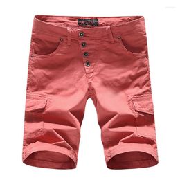 Men's Shorts S215 29-38 4 Colours Cotton 2024 Summer Solid Men Slim Fit High Quality Mens Bermuda Masculino Short