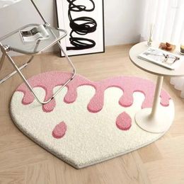 Carpets Heart Shape Bath Mat Rug Funny Cute Bathroom Decor Valentine Shower Rugs Retro Funky Bedroom Aesthetic Fun Preppy Cool Apart