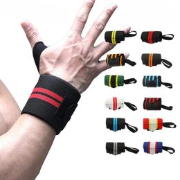 1 Pair Sport Wristband Wrist Support Weight Lifting Gym Training Wrist Brace Straps Wraps Crossfit Powerlifting Hand Bands 240322