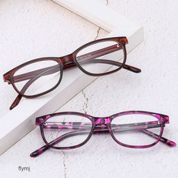 2 Pcs Fashion Luxury Designer 2023 Flat Mirror Korean Edition Trendy Fashion Student Myopia Glasses with Metal Foot Wire Ultra Light Instagram Style