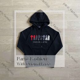 Stock Trapstar Hoodie Sweatshirt Trapstar Tracksuit Warm Winter Set Men Women Colourful Embroidery Fleece Sweatpants 112