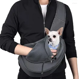 Cat Carriers Dog Carrier Sling Pet Tote Bag Shoulder Adjustable Washable Soft Breathable Carrying For