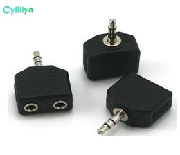 35mm Jack 1 to 2 Double Earphone Headphone Y Splitter Cable Adapter Plug For computer for phone for MP38211801