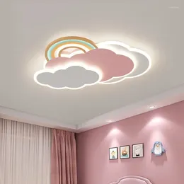 Ceiling Lights Nordic Minimalist Cloud Light For Children's Bedroom Creative Princess Girl Sleeping Room Home Decor Lamp