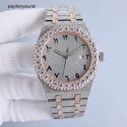 Roles Watch Diamond Watches Handmade Diamonds Mens Automatic Mechanical 42mm with Diamondstudded Steel 904l Sapphire Ladies Business Wristwatch Montre De Luxe r