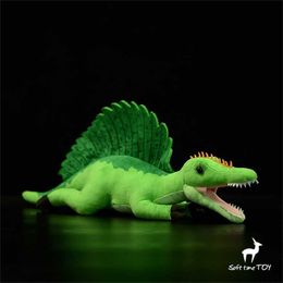 Plush Dolls Spiny Dragon High Fidelity Anime Cute Dinosaur Plush Jurassic Plush Toy Life Animal Simulation Fill Doll Kawai Toy Children Q240322