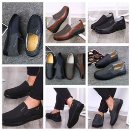 Casual Shoe GAI sneaker sport Cloth Shoe Man Formal Classic Top Shoe Soft Sole Flats Leathers Men Shoe Black comfort softs size 38-50
