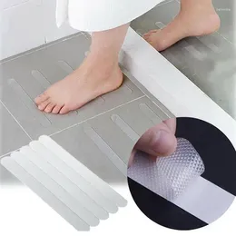 Bath Mats Transparent Showe Anti Slip Strips Waterproof Safety Shower Stickers Self Adhesive Non Tape For Bathtub Stairs Floor