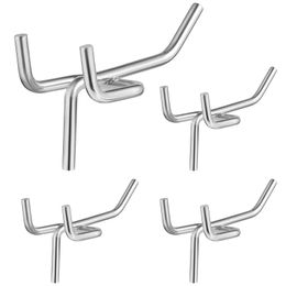 ONZON 100pcs Pegboard Shelving Hooks Home Tools Garden Storage for 240319