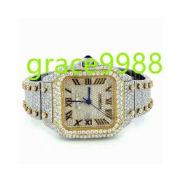 Dealer of Best Quality Ice Crushed Moisannite Affordable Real Diamond Watches for Men and Women Available at Low Price