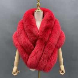 Pelliccia Haining Cappotto elegante autunno/inverno da donna Grande scialle Soffici capelli di volpe Innamorato