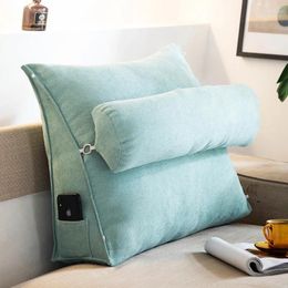 Pillow Triangle Head Of Bed Large Back Home Bedroom Sofa Soft Headboard To Protect Waist Reading