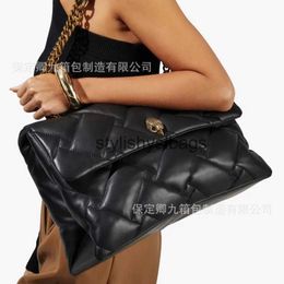 Shoulder Bags New Large Capacity Eagle Head Bag Womens Lingge Chain Bag Womens Crossbody Bag Fashion Shoulder Bag H240328