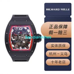 Swiss Famous Wristwatches Richardmills Automatic Mechanical Watches Rm030 Ceramic Ntpt Date Display Mobile Storage Mens Watch Automatic Mechanical Swiss Lu Hbci