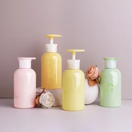 Storage Bottles 300ml Reusable Face Wash Bottle Pump Dispenser Empty Plastic Refillable Container Bathroom Shampoo