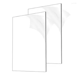 Frames 2Pcs 1/8In Thick (3mm) Acrylic Sheets Clear Cast Glass 8x12In For Signs DIY Display Projects Craft Po