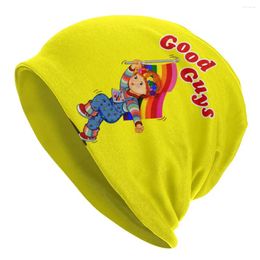 Berets Good Guys Pride Bonnet Hat Knitting Hats Men Women Fashion Unisex Cartoon Child's Play Chucky Winter Warm Skullies Beanies Caps