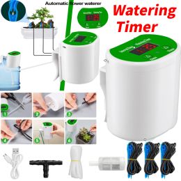 Kits Multifunctional Water Timer Sprinkler Gardening Garden Home Balcony Automatic Timing Watering Pump Seepage Drip Irrigation Time