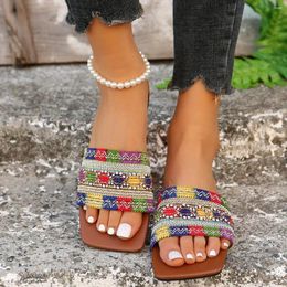 Slippers Design Bohemian Style Ladies Slides Summer Outdoor Casual Women's