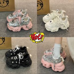 NEW Positive Comfort Daddy shoes for women show foot small early spring small man increase thick sole leisure sports platform shoes GAI