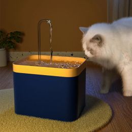 Feeders 1.5L Cat Water Fountain Automatic Cat Drinker Water Bowl USB Electric Mute Pet Water Fountains for Cats Pet Water Dispenser