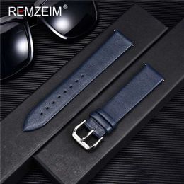 Watch Bands Ultra thin high-quality leather strap 8mm 12mm 14mm 16mm 18mm 20mm 22mm bracelet strap with soft leather wristband 24323