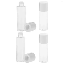 Storage Bottles 4 Pcs Travel Containers Lotion Shampoo And Conditioner Empty Plastic