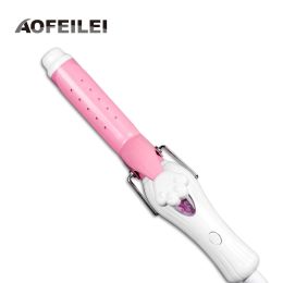 Irons Mini Ceramic Styling Tools Electric professional Hair Curling Iron Hair waver Pear Flower Cone Personal Hair Curler Curling Wand