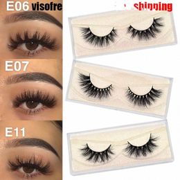 25pairs Visofree Mink Eyeles 3D Mink Hair False Eyeles Natural Thick Lg Eye Les Makeup Les Beauty Extensi Tools 97HW#