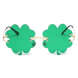 St. Patrick's Day Irish Glasses LEAVES Green Elf Clover Sunglasses