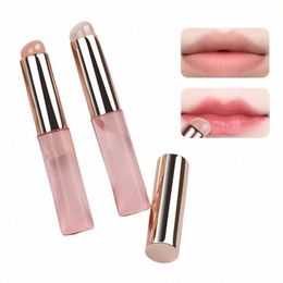 silice Lip Brush Angled Ccealer Makeup Brush Tool Portable Round Head Like Fingertips Q Soft Lipstick Brush Ccealer V7HA#