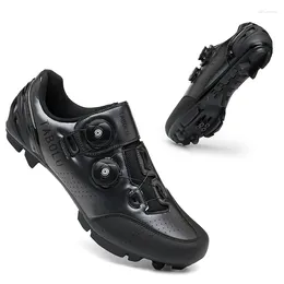 Cycling Shoes Sneakers Men Women Self-locking MTB Nylon Off-road Mountain Bicycle Buckle Lace-up Racing Shoe
