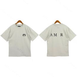 Designer Men's American Hot Selling Summer T-shirt Season New Daily Casual Letter Printed Pure Cotton Top RHCZ