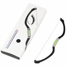 permannet Makeup Microblading Bow Arrow Line Ruler Black Measuring Brow String Pre Inked Tattoo PMU for Map Accories Tool l9ij#