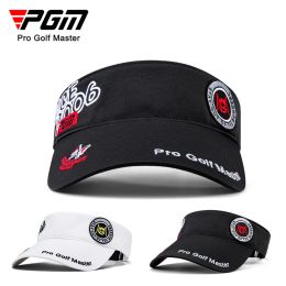 Caps PGM Golf Men's Headless Cap Breathable Quick Drying Tennis Sport Hat Sunshade Sunscreen Fashion Embroidery for Men MZ044