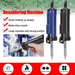 Tips 350w Automatic Electric Solder Tin Sucker Vacuum Soldering Remove Pump Desoldering Hine Large Volumes with Strong Suction