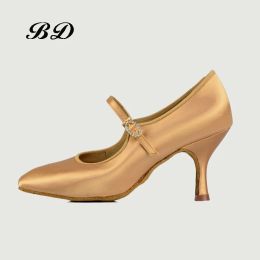 Boots Drilling Dance Shoes Ballroom Women Latin Shoes Modern Dancing Wearresistant Sole Sweat Absorption Deodorant Bd 137 Hot