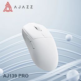 Ajazz Aj139Pro Wireless 24G Mouse PAW3395 Sensor Gamer Pro 26000DPI Programmable Computer Ergonomic Mice for PC 240314