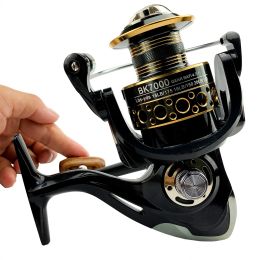 Reels Spinning Fishing Reel 20007000 All Metal Spool 810KG Power Hard Gear Light & Tough Body Smooth Long Casting Coil