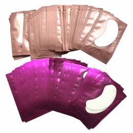 wholesale Sal Paper Patches Eyel Under Eyes Pads Eyeles Extensi Paper Eye Gel Patches Tips Sticker Wraps Makeup Tools 82E2#