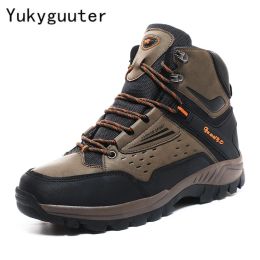 Shoes Men Hiking Shoes Outdoor Trekking Sports Climbing Camping Boots Nonslip Waterproof Walking Jogging Trainers Sneakers