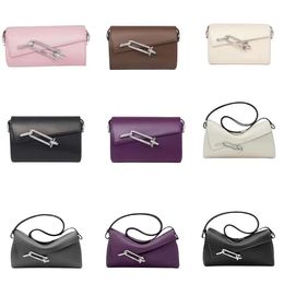 Women Bag Luxury Flap Bag Designer Lock Box Bags Interlock Black Small Square Shoulder Bag Small Fashion Handbag Men Crossbody Underarm Bag
