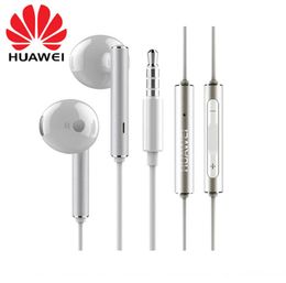 Original Huawei Honour AM116 Earphone Metal With Mic Volume Control For HUAWEI P7 P8 P9 Lite P10 Plus Honour 5X 6X Mate 7 8 98560618