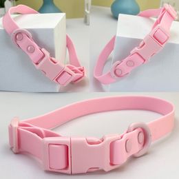 Waterproof and rustproof pet collar dog collar comfortable PVC Puppy Collar for Medium Dogs Large Dogs