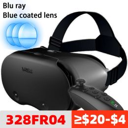 Devices VRG Pro X7 VR Glasses Blue Light Eye Protective Virtual Reality Helmet Compatible For 57 Inches Intelligent Phone