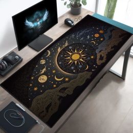 Pads Oversized mouse pad, Starburst game mouse pad Gothic table pad XL Constellation table pad Large table pad Dark Academy mouse pad
