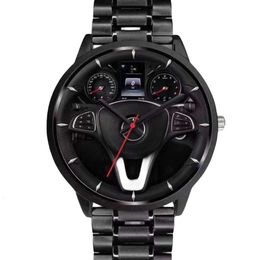 Quartz Da Ben Steering Wheel Mercedes Benz Automotive Steel Band Watch