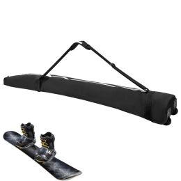 Bags Ski Board Bag Snowboarding Storage Bag With Wheels Large Capacity Oxford Cloth Sports Accessories For Outdoor Sking 194 x 32cm